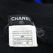 Chanel 1995 Cardigan Blue Black #40