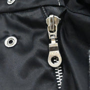 Chanel Hooded Zip Up Jacket Black