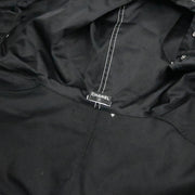 Chanel Hooded Zip Up Jacket Black