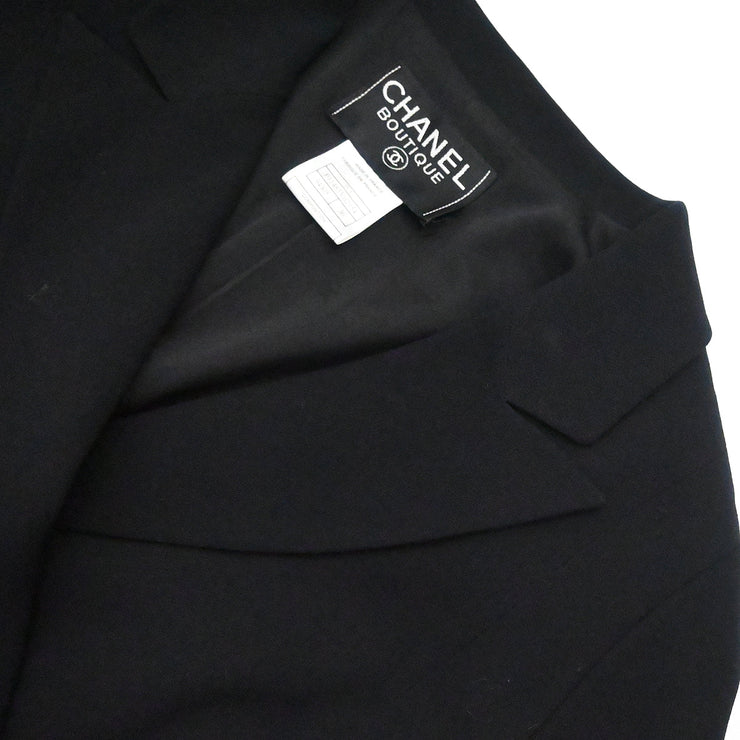 Chanel 1998 Double Breasted Jacket Black #36