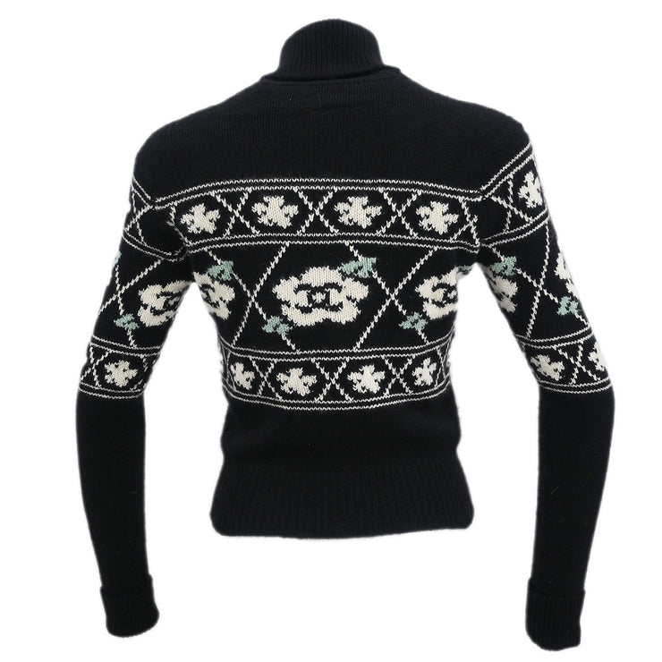 Chanel 1995 Sweater Knit Black #40