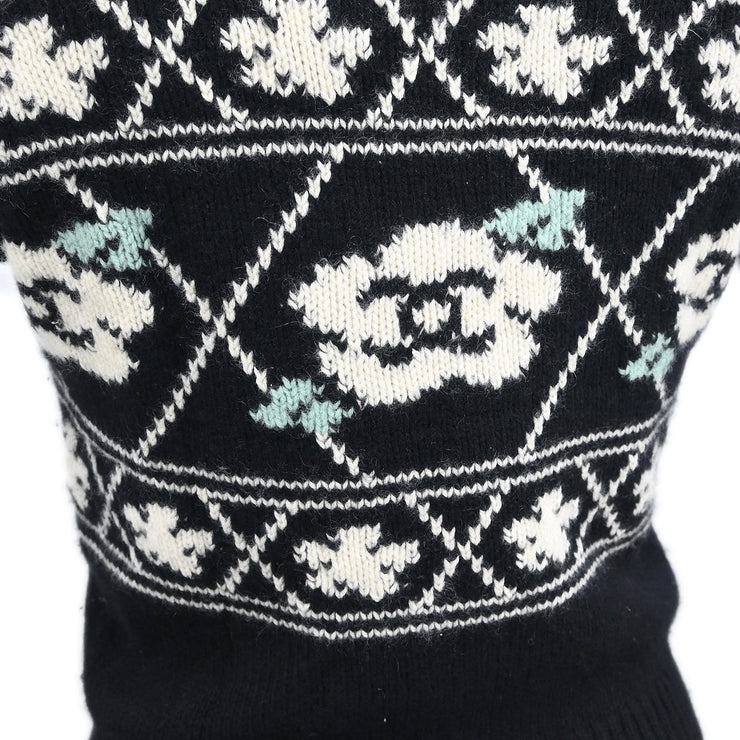 Chanel 1995 Sweater Knit Black #40