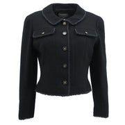 Chanel 1997 Single Breasted Jacket Black #40