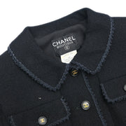 Chanel 1997 Single Breasted Jacket Black #40