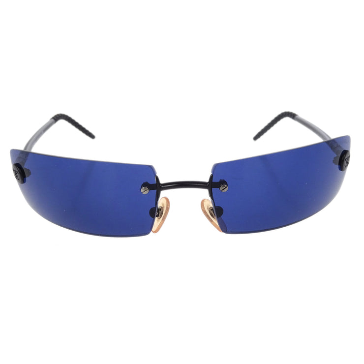 Chanel Sunglasses Eyewear Blue Small Good