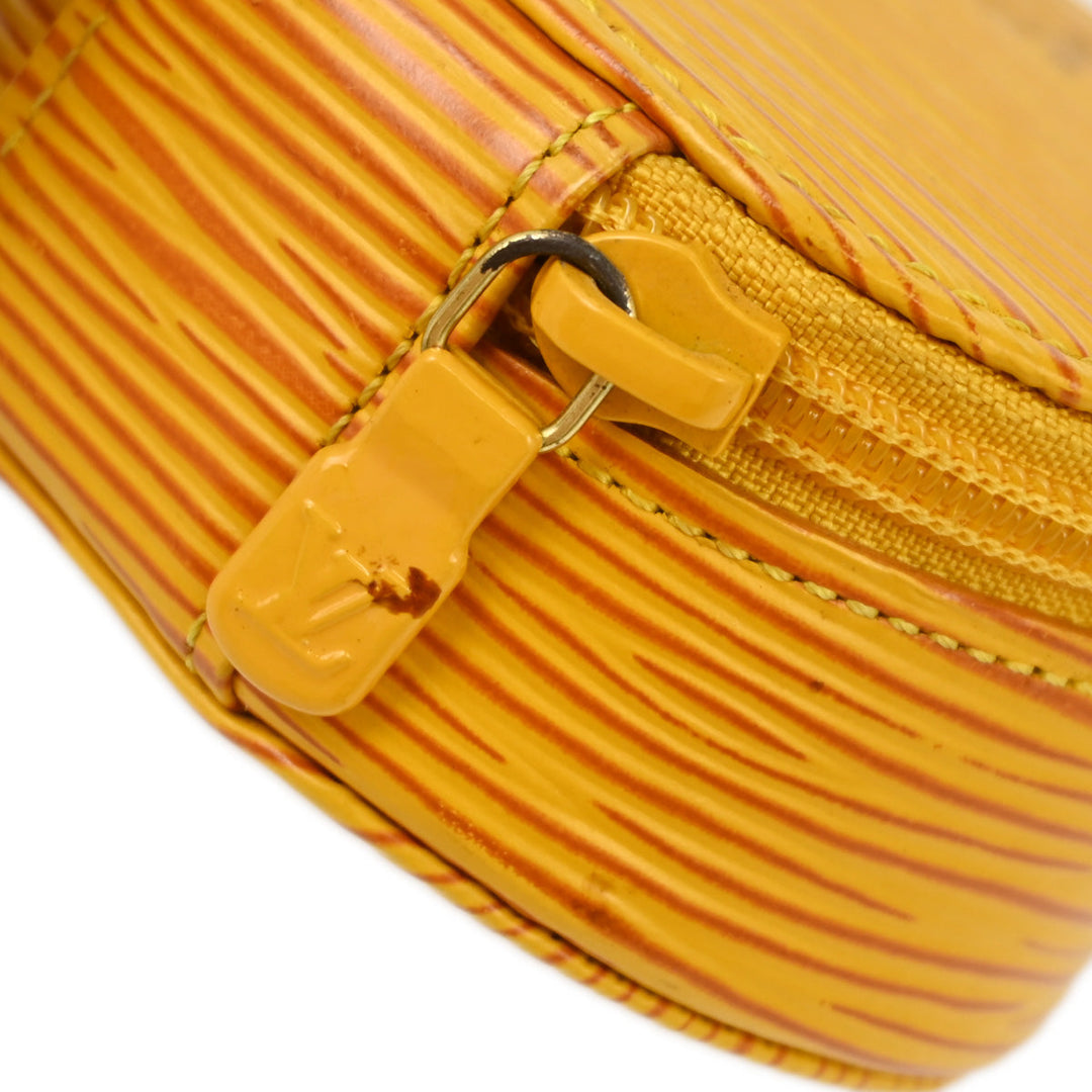 Louis Vuitton Yellow Epi Ecrin Bijou 8 Jewelry Case Pouch