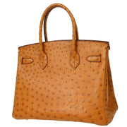 Hermes * 2006 Chestnut Ostrich Birkin 30 Handbag