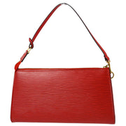 Louis Vuitton 2001 Red Epi Pochette Accessoires Handbag M52957