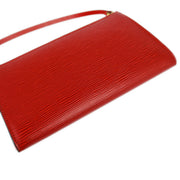 Louis Vuitton 2001 Red Epi Pochette Accessoires Handbag M52947