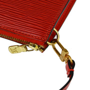 Louis Vuitton 2001 Red Epi Pochette Accessoires Handbag M52947