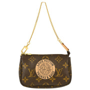 Louis Vuitton 2007 Monogram Mini Pochette Accessoires Handbag M60153