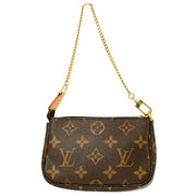 Louis Vuitton 2007 Monogram Mini Pochette Accessoires Handbag M60153