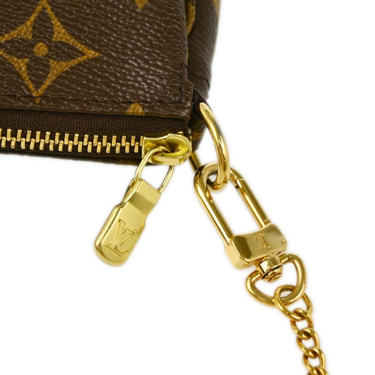 Louis Vuitton 2007 Monogram Mini Pochette Accessoires Handbag M60153