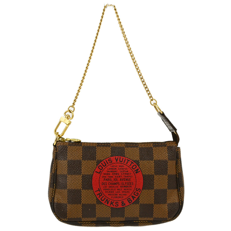 Louis Vuitton 2008 Damier T&B Mini Pochette Accessoires Handbag N58011