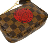 Louis Vuitton 2008 Damier T&B Mini Pochette Accessoires Handbag N58011