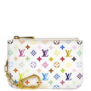 Louis Vuitton 2009 Multicolor Pochette Cles Coin Case Wallet M93734