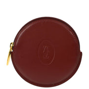 Cartier Must de Cartier Bordeaux Coin Purse Wallet