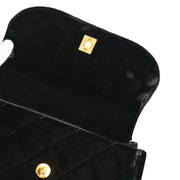 Chanel 1994-1996 Black Velvet Handbag