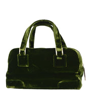 Loewe Green Velvet Amazona 19 Handbag