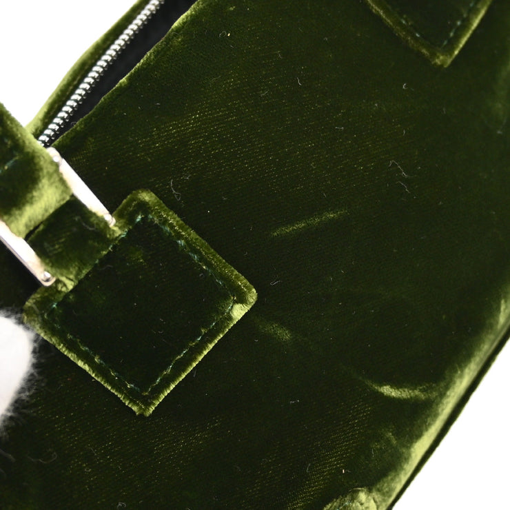 Loewe Green Velvet Amazona 19 Handbag