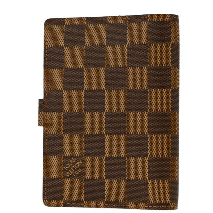 Louis Vuitton 2005 Damier Agenda PM Note Book Cover R20700 Small Good