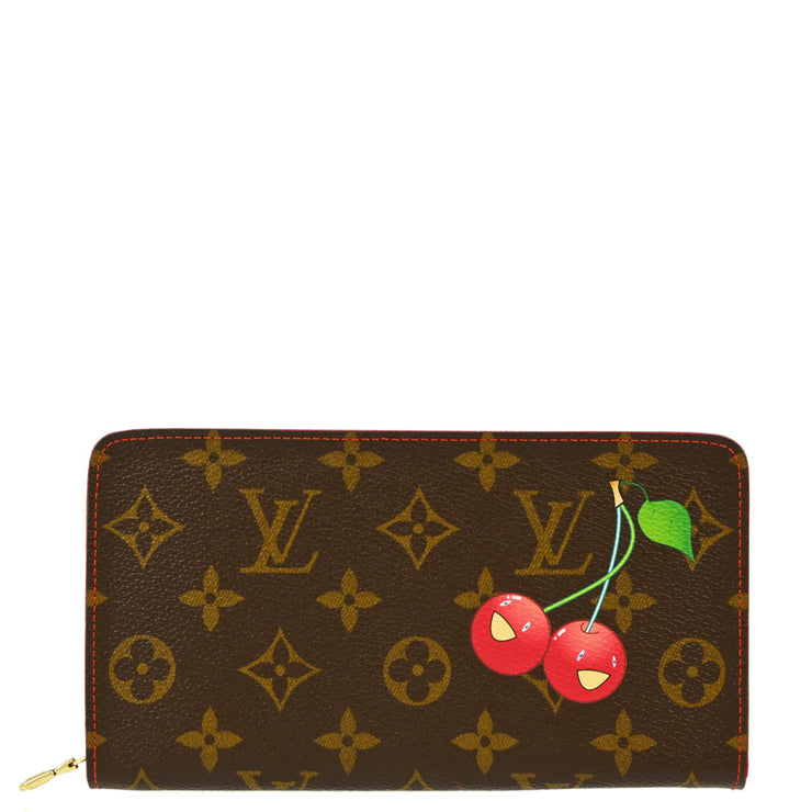 Louis Vuitton Porte Monnaie Zip Wallet Monogram Cherry M95006