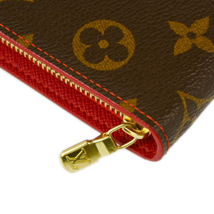 Louis Vuitton Porte Monnaie Zip Wallet Monogram Cherry M95006