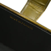 Chanel 1994-1996 Green Patent Leather Vanity Handbag