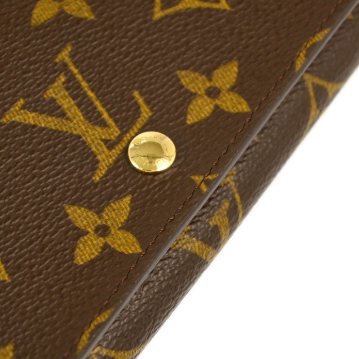 Louis Vuitton 2004 Monogram Portefeuille Tresor Wallet M61736