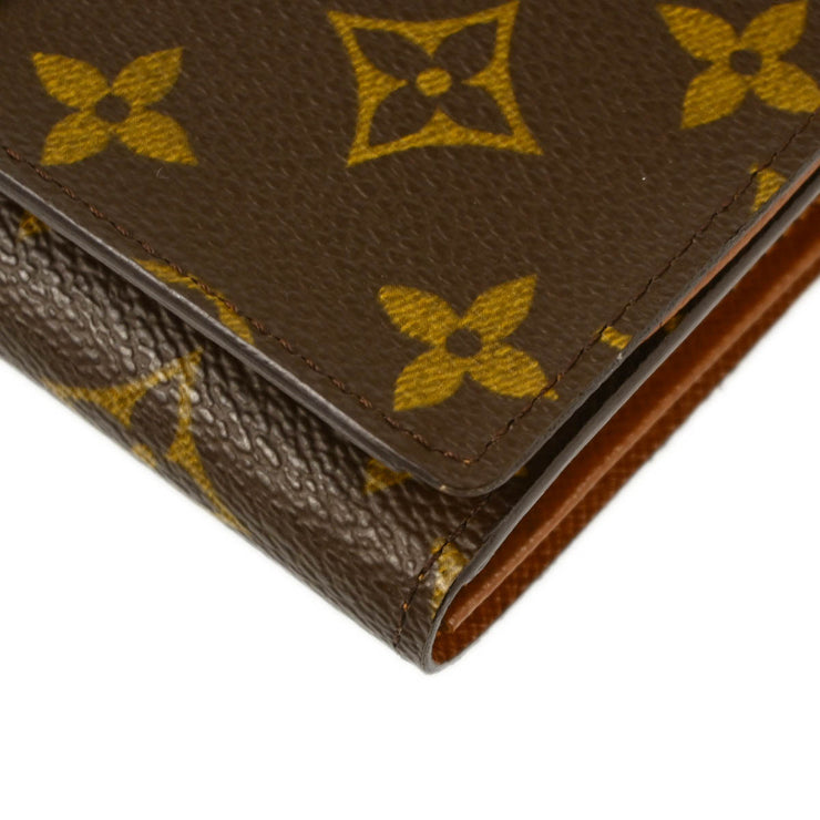 Louis Vuitton 2004 Monogram Portefeuille Tresor Wallet M61736