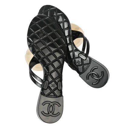 Chanel * Camellia Mule Sandals Shoes #35