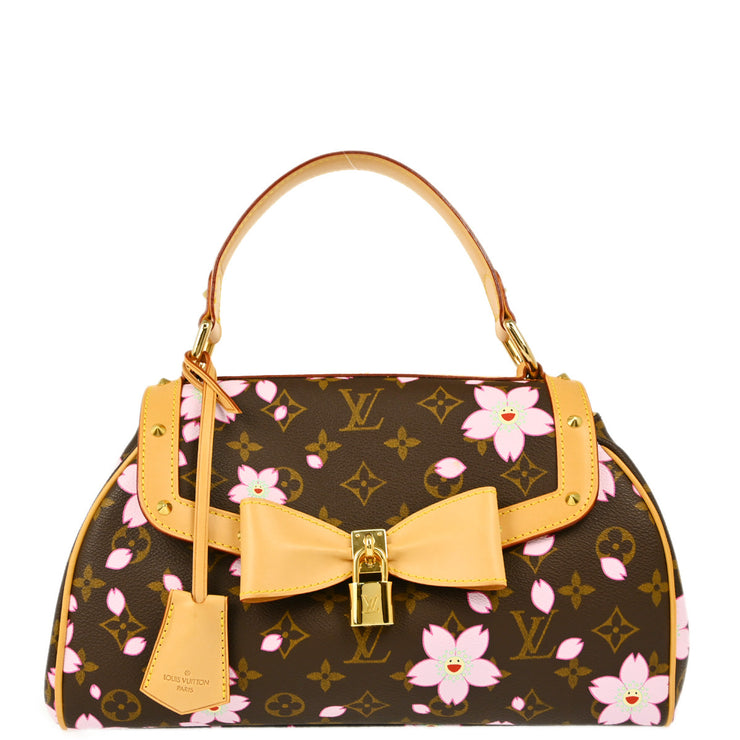 Louis Vuitton 2003 Monogram Cherry Blossom Sac Retro PM Handbag M92012