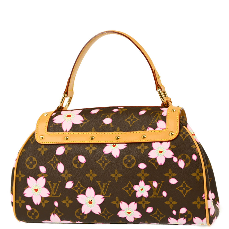 Louis Vuitton 2003 Monogram Cherry Blossom Sac Retro PM Handbag M92012