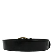 Chanel Black Leather Belt #75/30 07P Small Good