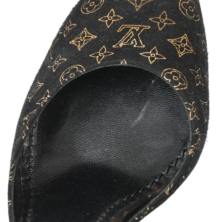 Louis Vuitton * Black Sandals Mules Shoes #35