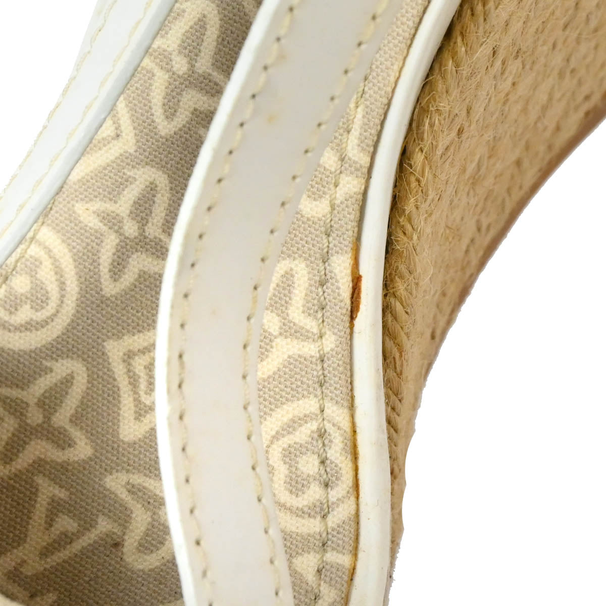 Louis Vuitton * Gray Canvas Sandals Mules Shoes #36.5