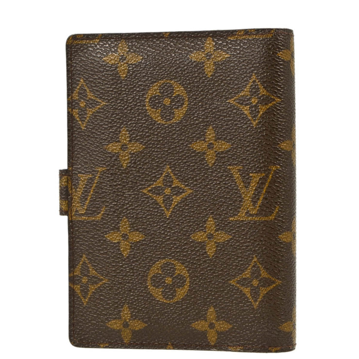 Louis Vuitton 2001 Monogram Agenda PM Note Book Cover R20005 Small Good