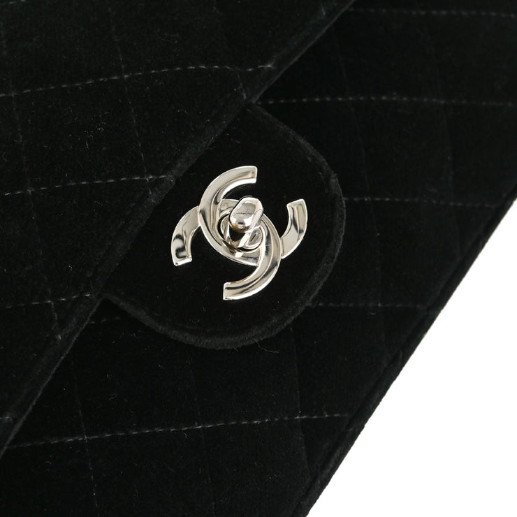 Chanel 1996-1997 Black Velvet Backpack