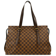 Louis Vuitton 2006 Damier Chelsea Shoulder Tote Bag N51119