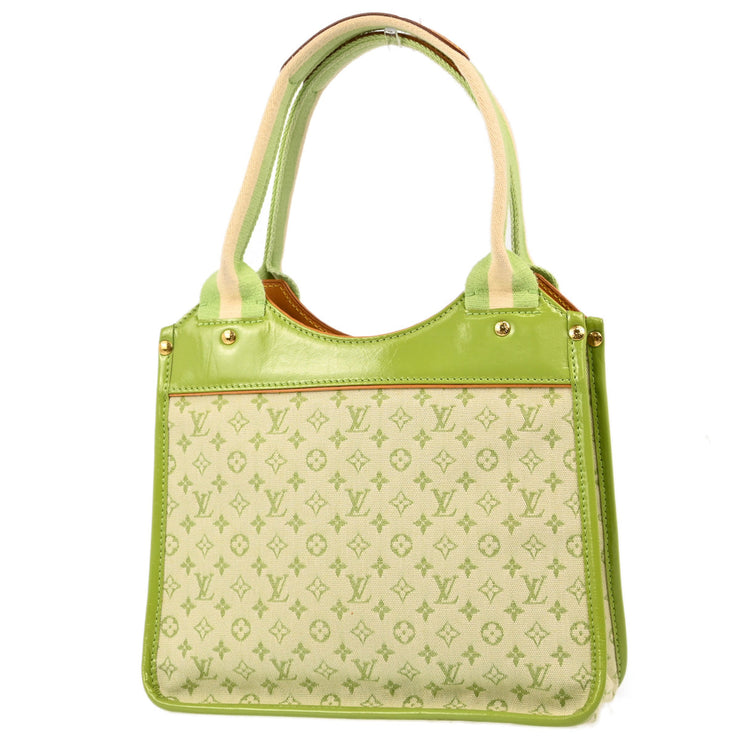 Louis Vuitton 2003 Green Monogram Mini Sac Catlin Handbag M92931