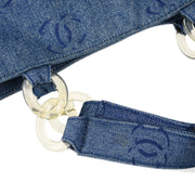 Chanel 2002-2003 Blue Denim Tote Handbag