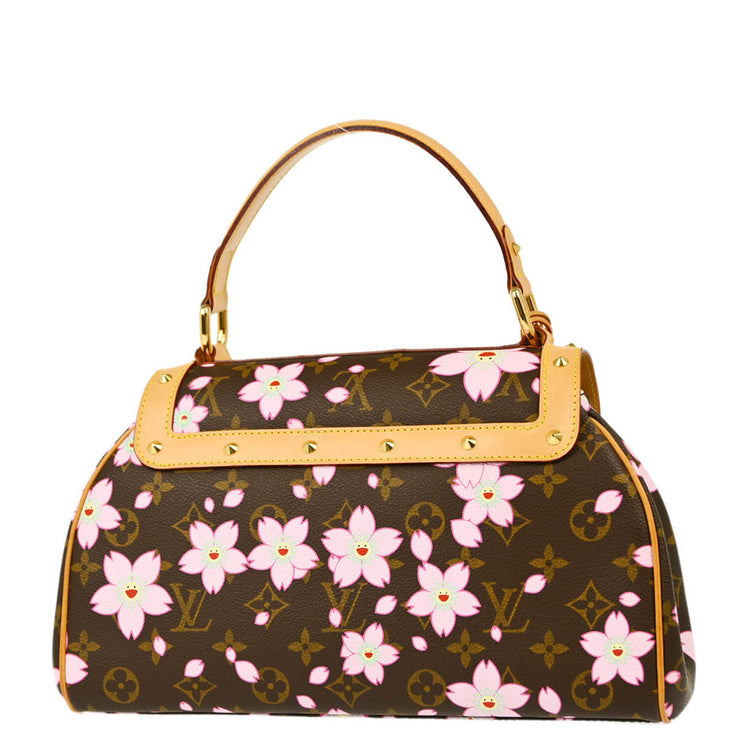 Louis Vuitton 2003 Monogram Cherry Blossom Sac Retro PM Handbag M92012