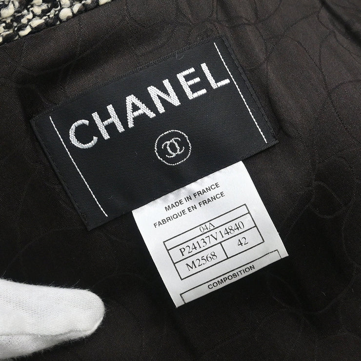 Chanel 2004 Zip Up Jacket Black #42