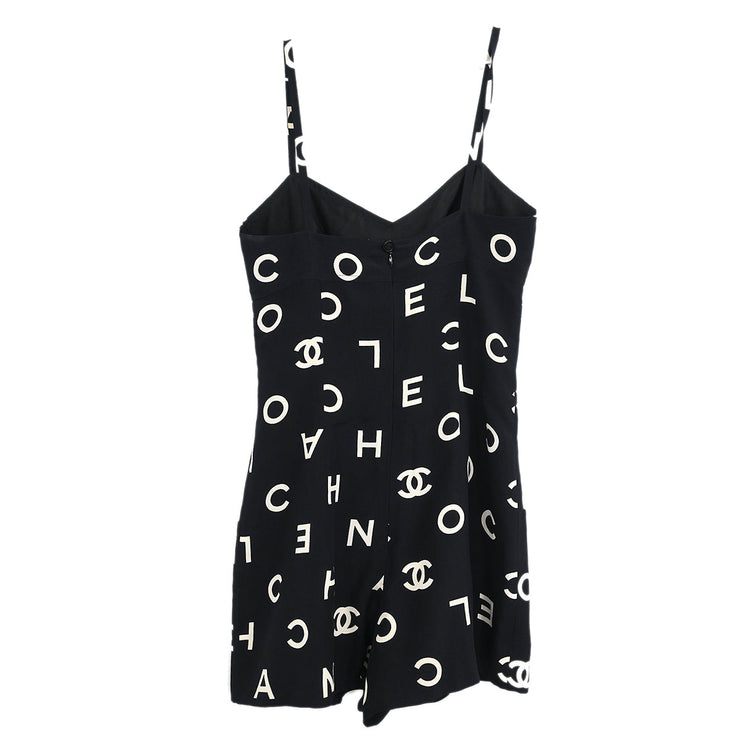 Chanel 1997 Romper Dress Black #36