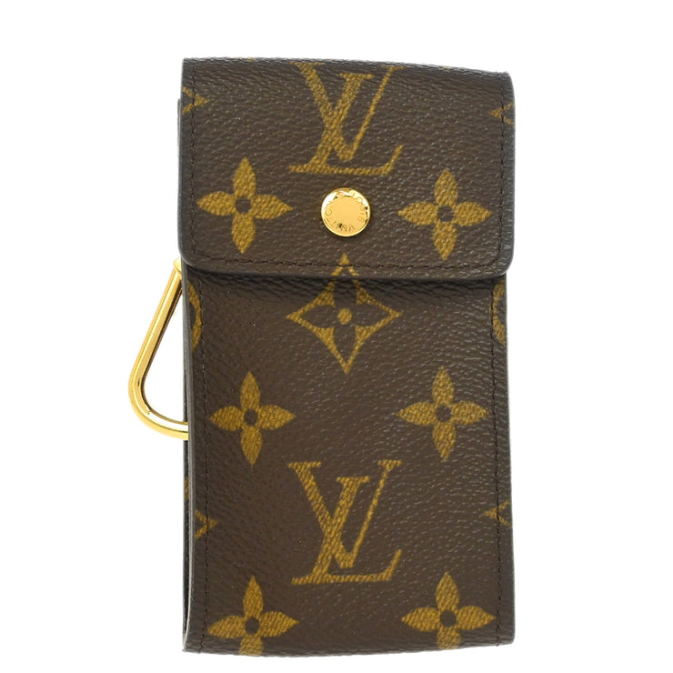 Louis Vuitton 2007 Monogram Porte Cles Badge Pouch M60048 Small Good