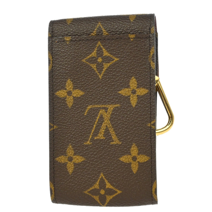 Louis Vuitton 2007 Monogram Porte Cles Badge Pouch M60048 Small Good