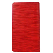 Louis Vuitton 2004 Red Epi Agenda Poche Note Book Cover R20527 Small Good