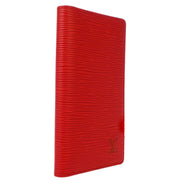 Louis Vuitton 2004 Red Epi Agenda Poche Note Book Cover R20527 Small Good