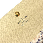 Louis Vuitton 2009 Damier Azur Portefeuille Alexandra Wallet N63068