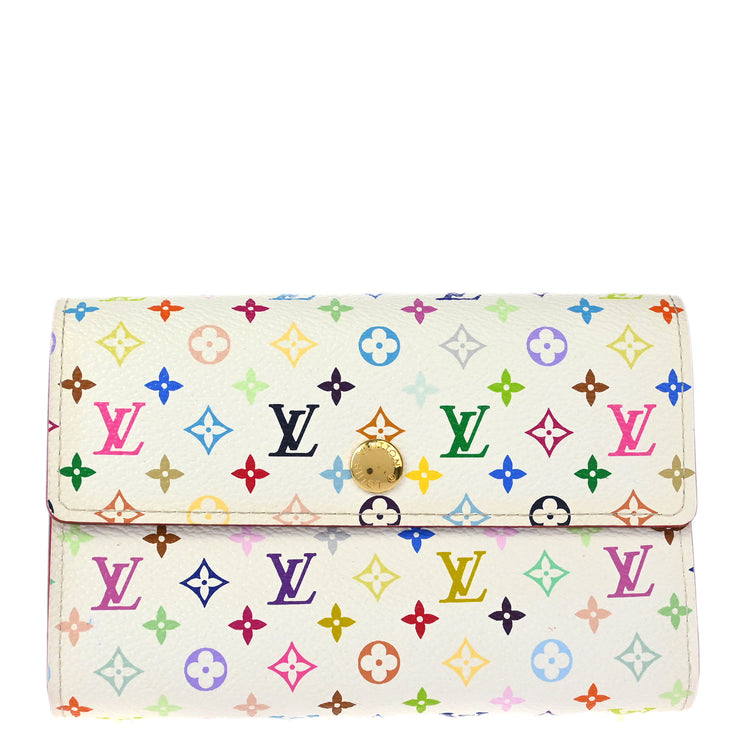 Louis Vuitton 2008 Multicolor Portefeuille Alexandra Wallet M60083